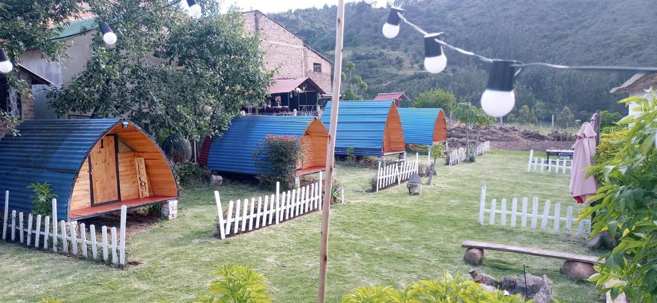 Bahareque Casa Camping Villa Monguí Buitenkant foto