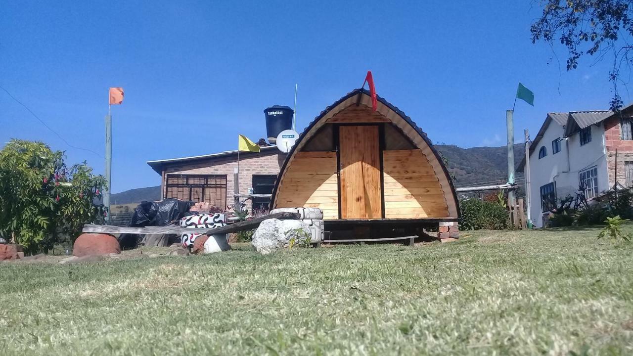 Bahareque Casa Camping Villa Monguí Buitenkant foto