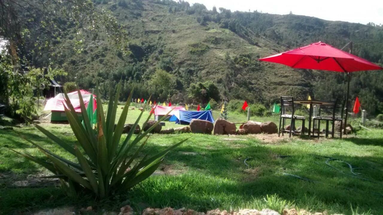 Bahareque Casa Camping Villa Monguí Buitenkant foto
