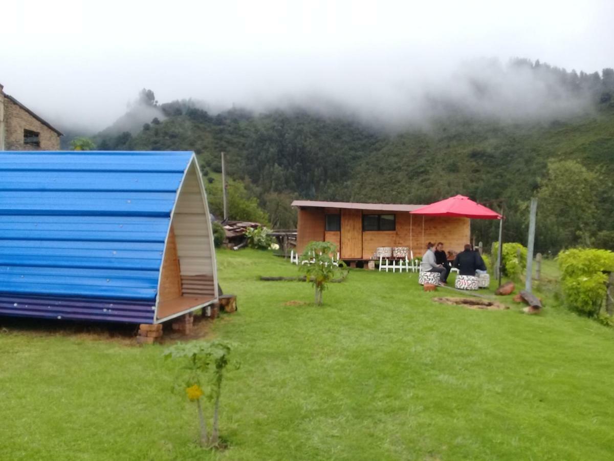 Bahareque Casa Camping Villa Monguí Buitenkant foto